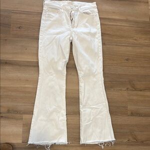Women's White Flared Jeans